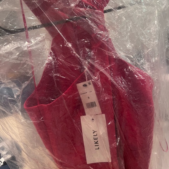 LIKELY
Avie Gathered Neck Side Slit Dress - Picture 4 of 5